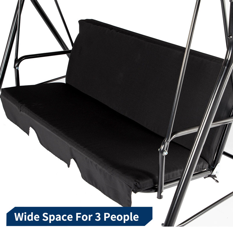 Arlmont & Co. Quesada Outdoor Porch Swing with Stand Deals,...